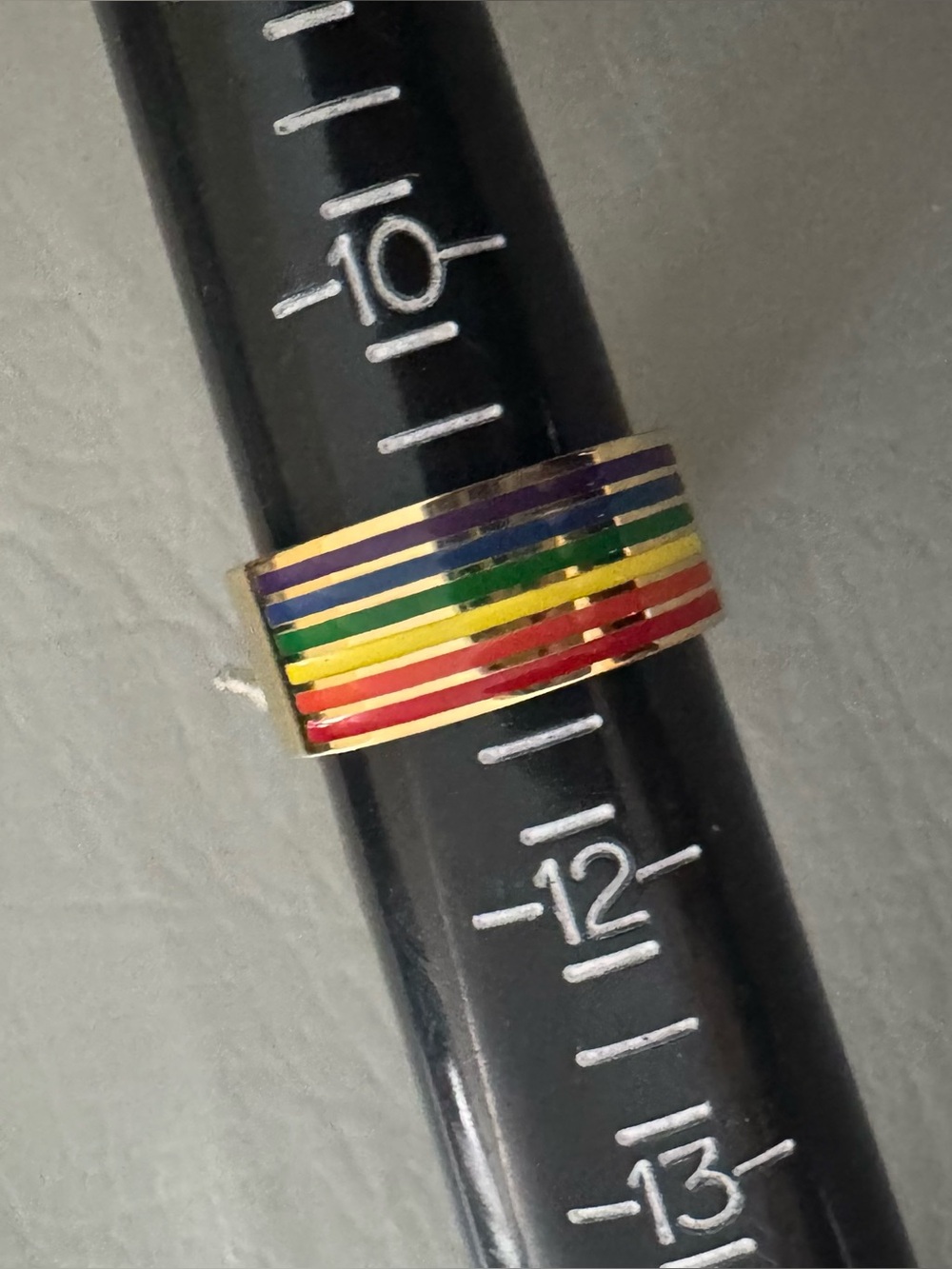 HMY Men’s Rainbow Ring - Picture 4 of 4